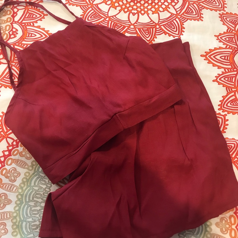 Crop Top and shorts outfit